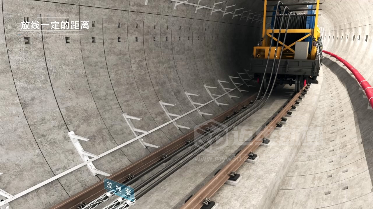 施工流程可視化！看隧道線(xiàn)纜敷設傳統工程項目如何實(shí)現“智慧轉身”(圖3)