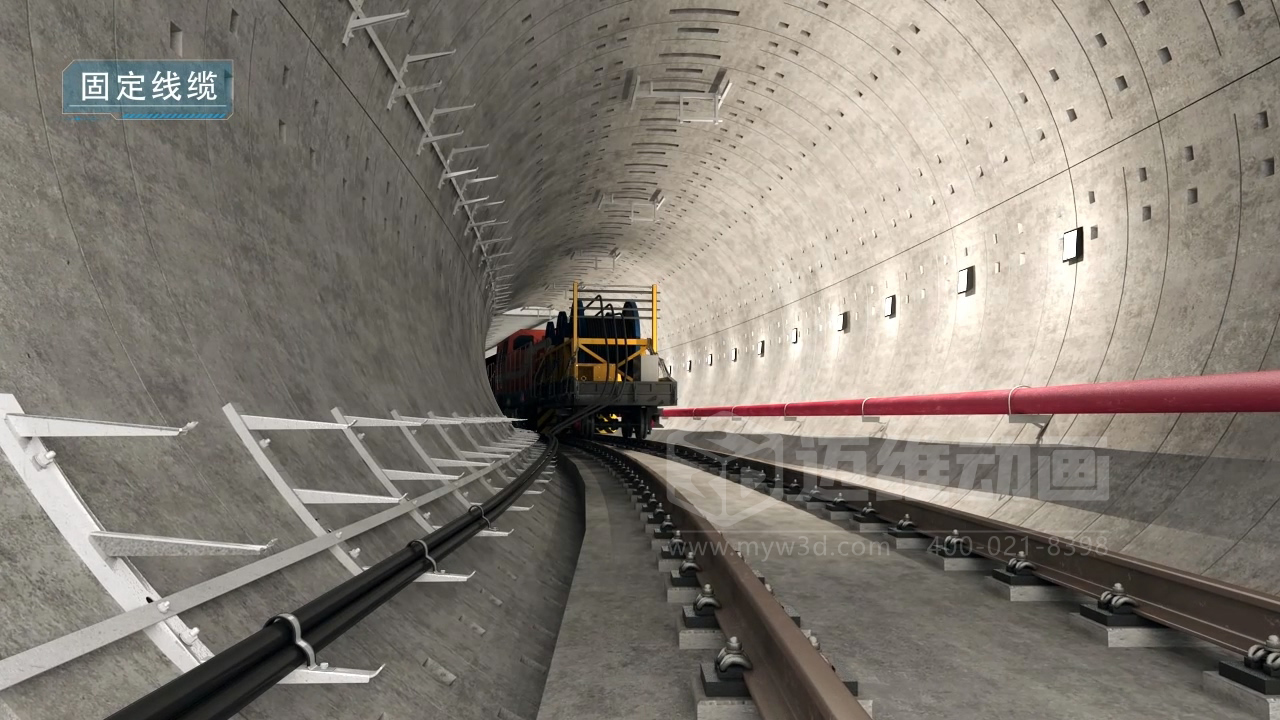 施工流程可視化！看隧道線(xiàn)纜敷設傳統工程項目如何實(shí)現“智慧轉身”(圖4)