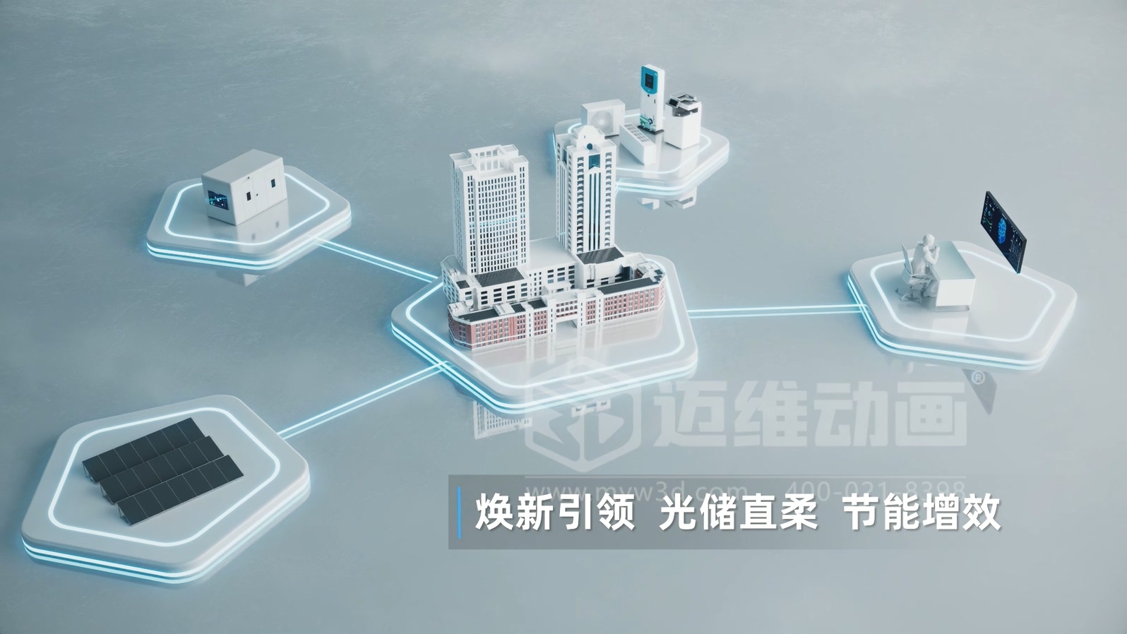光儲直柔系統 3D 動(dòng)畫(huà)展示(圖8) 光儲直柔系統 3D 動(dòng)畫(huà)展示(圖8)