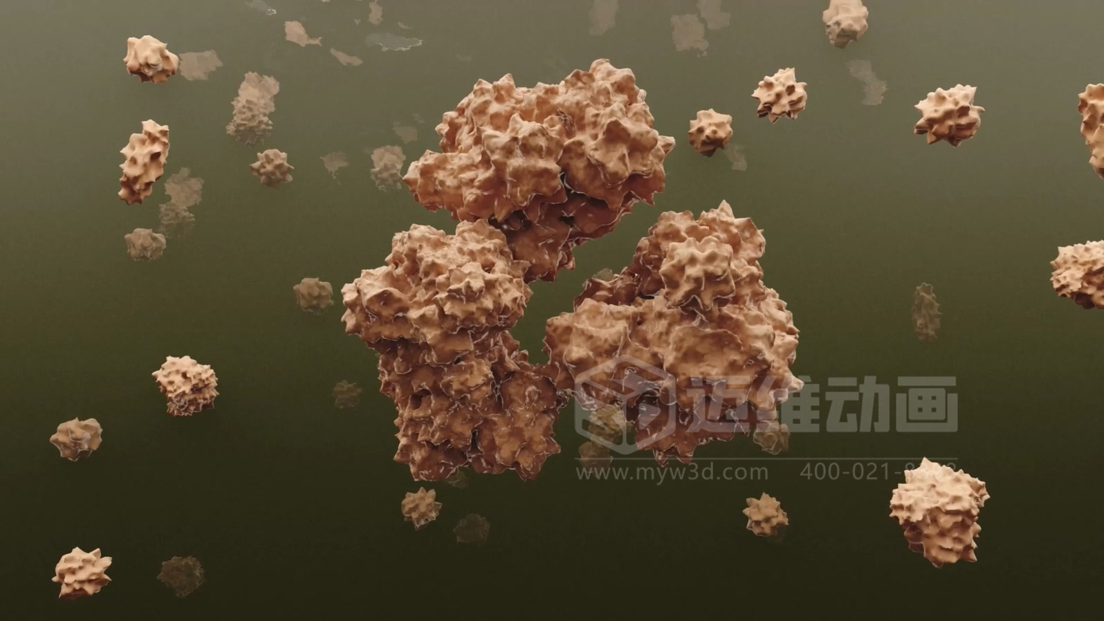 難降解有機物處理三維動(dòng)畫(huà)(圖3)